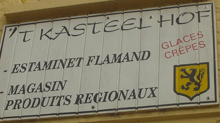 Estaminets flamands : T'Kasteelhof ( L'auberge du chateau) à Cassel
