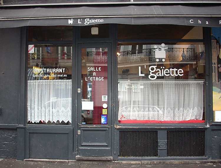 Estaminets flamands : L'Gaiette ( Cha réc'auffe min coeur) à Lille