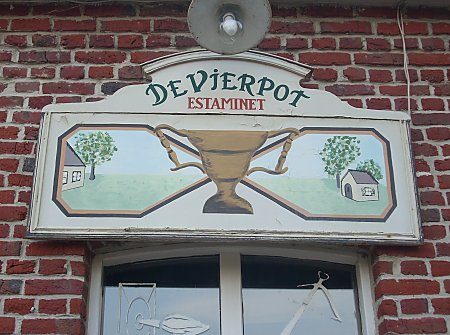 Estaminets flamands : De Vierpot ( Le pot à braises) à Boeschepe